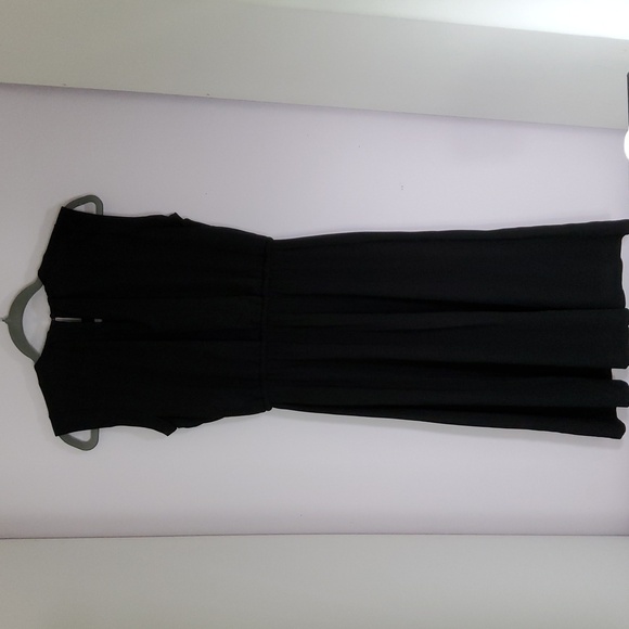 Ann Taylor Drawstring waist Black Dress Size XSP - Picture 6 of 7